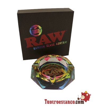 Rainbow RAW Posacenere in cristallo