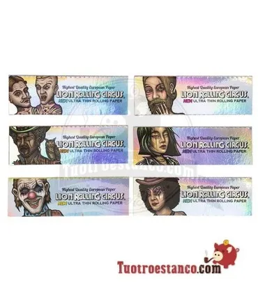 Papel de Leão de Prata Circus Circus Extra Fino de 78mm