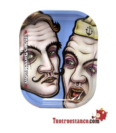 Petit plateau Lion Rolling Circus 14x18 cm