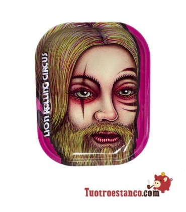 Petit plateau Lion Rolling Circus 14x18 cm