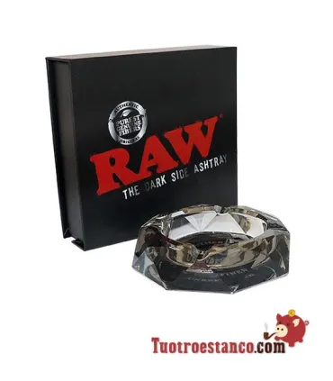 RAW Darkside Glass Ashtray