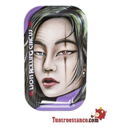 Plateau moyen Lion Rolling Circus 16x27 cm