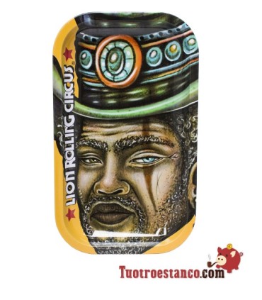 Plateau moyen Lion Rolling Circus 16x27 cm