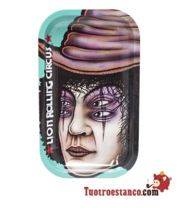 Medium Tray Lion Rolling Circus 16x27 cm