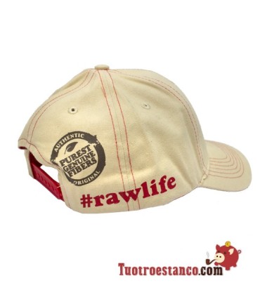 Gorra marrón RAW.