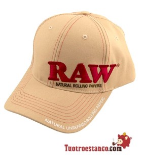 RAW de casquette marron