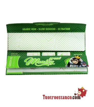 Smell King Size GREEN Monkey Paper 110 mm + Filters