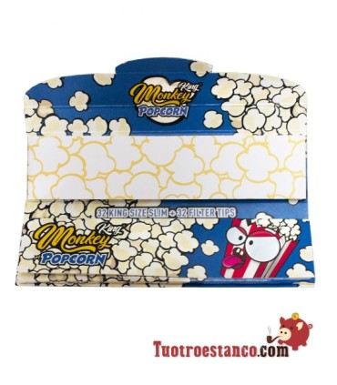 Odore King Size POP CORN 110 mm Monkey Carta + Filtri