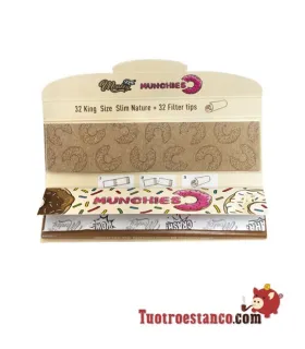 Monkey King Tamanho Papel Munchies 110 mm + Filtros