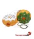 2,5 cm Siliconen Pijp Donuts Sleutelhanger