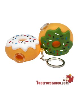 Chaveiro de Silicone Donuts 2,5 cm
