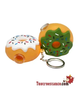 Silicone Pipe Keychain Donuts 2.5 cm