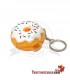 Silikon Pfeife Schlüsselanhänger Donuts 2,5 cm