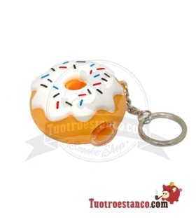 Silikon Pfeife Schlüsselanhänger Donuts 2,5 cm