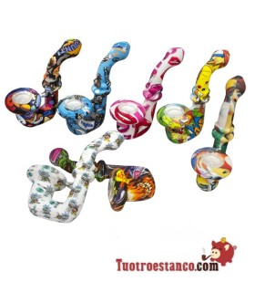 Sherlock Silicone Pipe with 13 cm Base