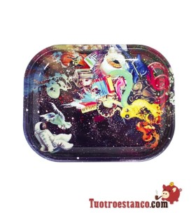 Bandeja Metálica Psycho Space 18x14 cm