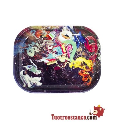 Bandeja Metálica Psycho Space 18x14 cm