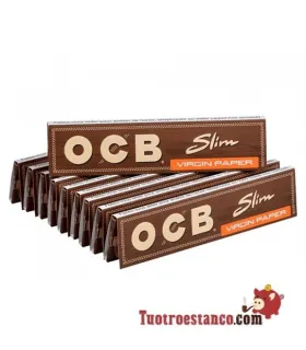 Carta OCB Virgin Slim 110 mm, 50 opuscoli