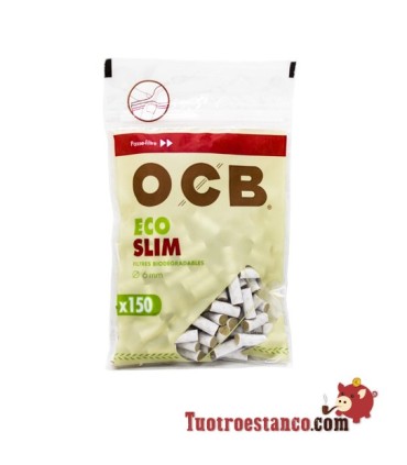 Filtros de OCB Orgânicos 6mm 150 filtros
