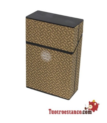 Garrafa de palha tecido plástico 20 cig