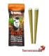 Papel G-Rollz Banksy Graffiti 2 Orange Bud CBD++ Hemp wraps