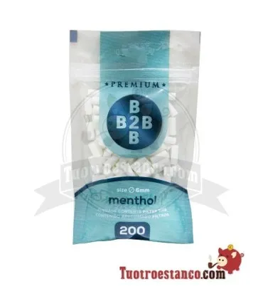 B2B Filter 6 Slim Menthol 200 Filter
