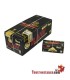 3 m BLACK King Size Roll RAW Paper - 12 booklets