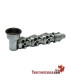 Pipa de metal Skull Champ de 8 cm