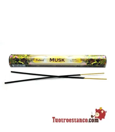 Parfum de musc encens 20 bâtonnets