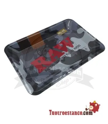 Bandeja Raw metálica Camuflaje mini 18X12 cm