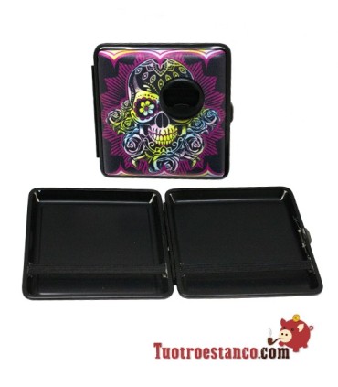 Cigarette Skull with Bottle Opener 20 Cigarettes