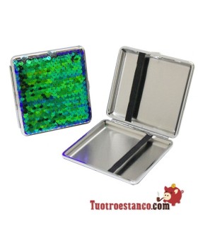 Estojo de Cigarros Glitter 20 Cigarros
