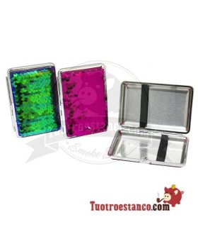 Glitter sigarettendoosje 14 sigaretten