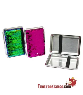 Pitillera Glitter 14 cigarrillos
