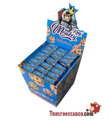 King Size Cookies Monkey Étui en papier 110 mm + Filtres - 24 livrets