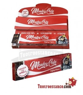 Papel Monkey Smell King Size Red Cola 110 mm + Filtros