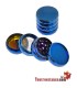 Grinder crystal Blue metal de 4 partes 40 mm