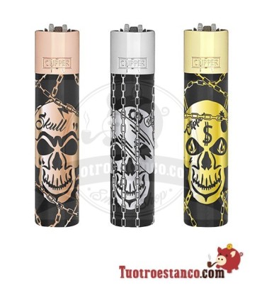 Clipper Deadly Chains Metallo + Custodia