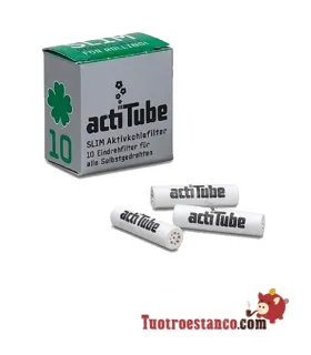 Filtri a carbone SLIM actitube da 10 unità