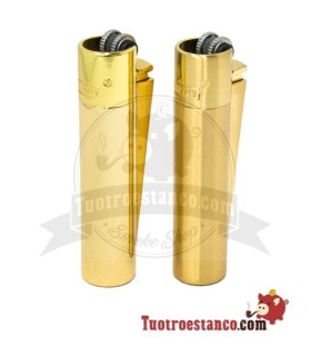 Clipper métal doré + étui