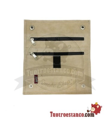 Capa de tabaco semi-couro para janela dupla