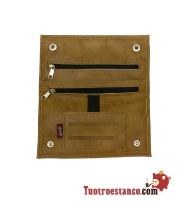 Capa de tabaco semi-couro para janela dupla