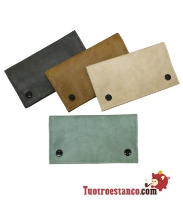 Funda porta tabaco Semipiel para doble ventana