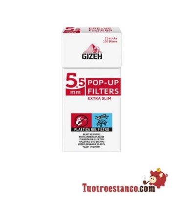 Filtri Gizeh pretagliati da 5,5 mm