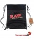 Fabric Backpack Raw Black