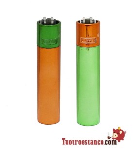 Mechero Blue n Green - Clipper de Metal