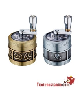 Gold & Silver Grinder 3 parts 40 mm