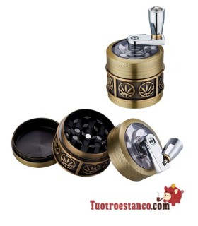 Gold & Silver Grinder 3 parts 40 mm