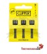 Pack of 3 Replacement Flints for Clipper
