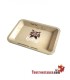 Bandeja Metálica Búho Natural beige18x14 cm